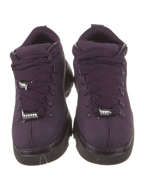 Burberry Prorsum Leather Lace-Up Boots