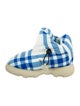 Burberry Prorsum Nylon Plaid Print Boots