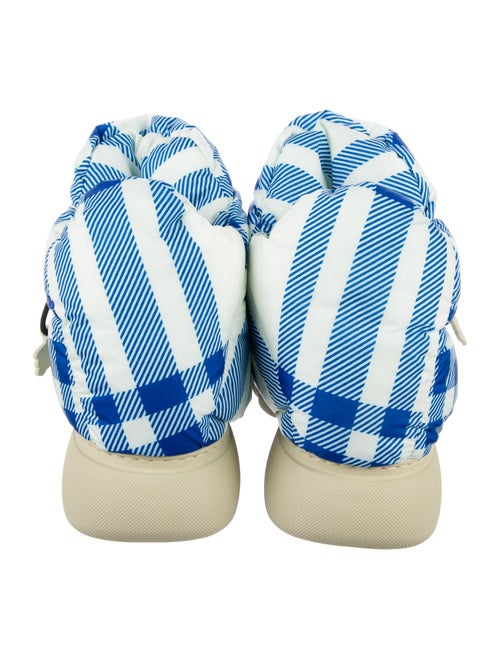 Burberry Prorsum Nylon Plaid Print Boots