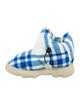 Burberry Prorsum Nylon Plaid Print Boots