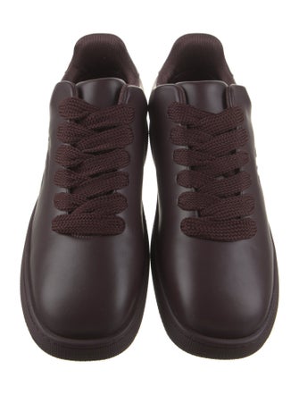 Burberry Prorsum Leather Printed Sneakers