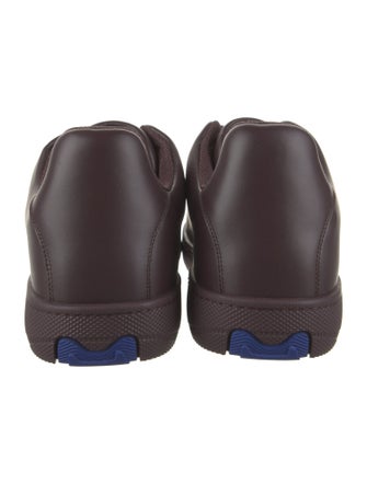 Burberry Prorsum Leather Printed Sneakers