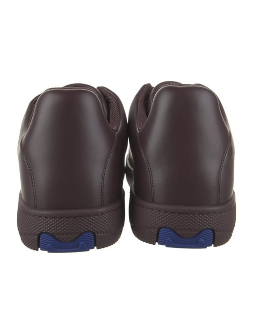 Burberry Prorsum Leather Printed Sneakers