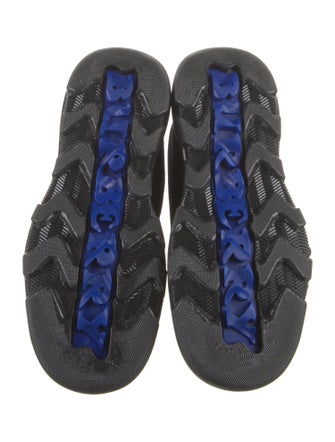 Burberry Prorsum Suede Fur Trim Boots