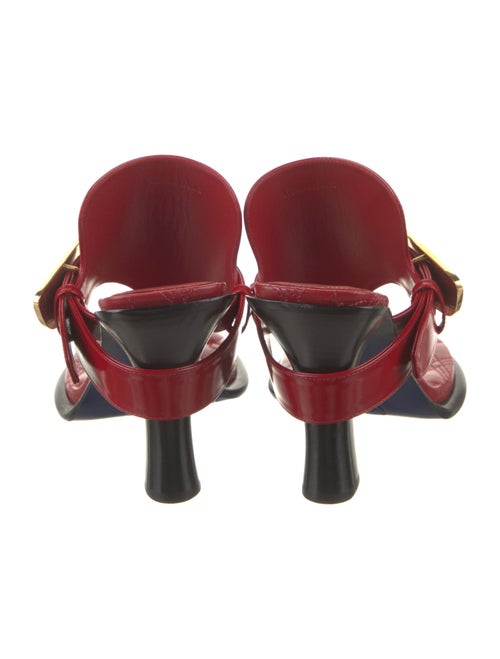 Burberry Leather T-Strap Sandals