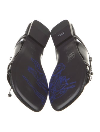 Burberry Leather Slides