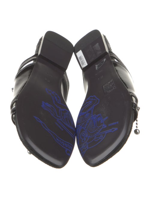 Burberry Leather Slides