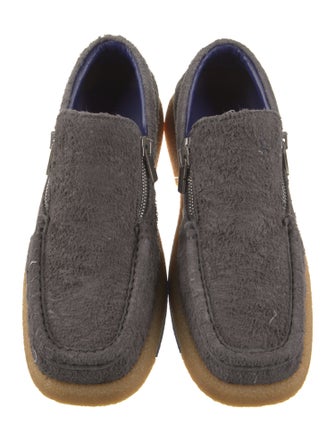 Burberry Suede Dress Loafers