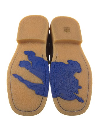 Burberry Suede Dress Loafers