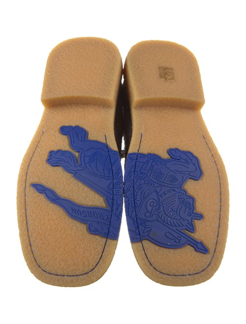 Burberry Suede Dress Loafers