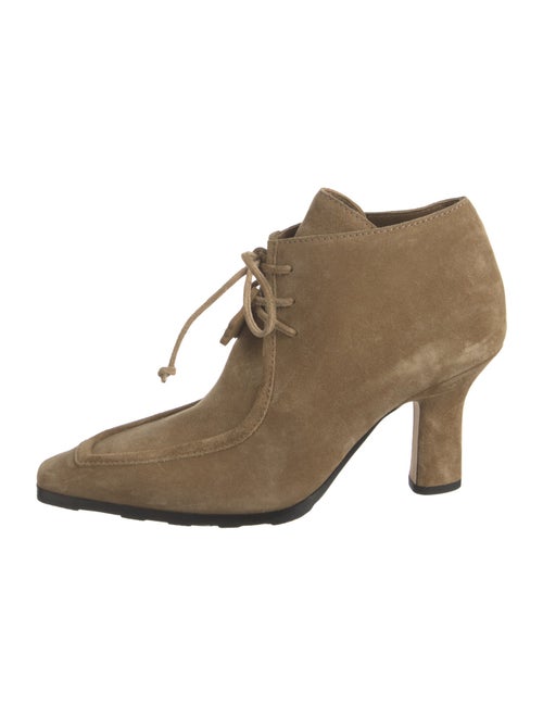 Burberry Suede Lace-Up Boots