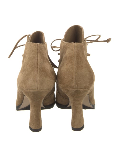 Burberry Suede Lace-Up Boots