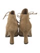 Burberry Suede Lace-Up Boots