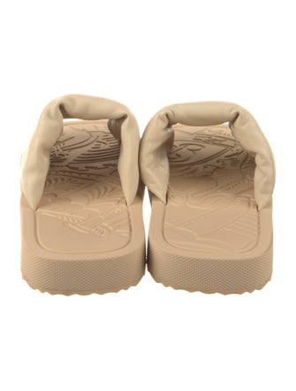 Burberry Leather Slides