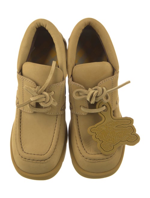 Burberry Leather Lace-Up Boots