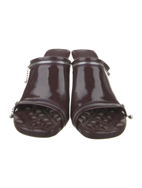 Burberry Patent Leather Slides