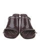 Burberry Patent Leather Slides
