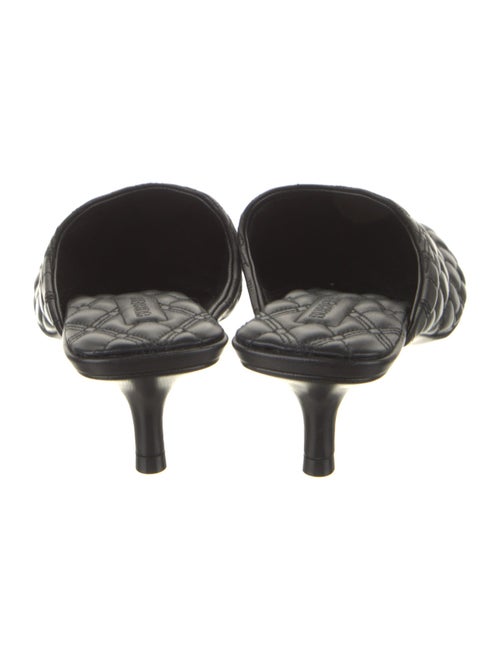 Burberry Prorsum Leather Embroidered Accent Mules