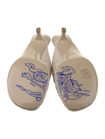 Burberry Prorsum Leather Mules
