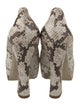 Burberry Snakeskin Printed Pumps
