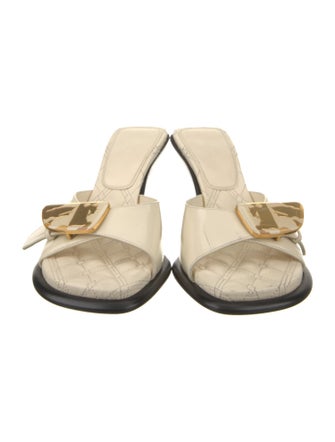 Burberry Prorsum Leather Slides