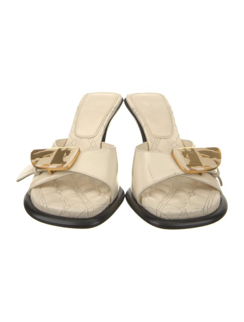 Burberry Prorsum Leather Slides