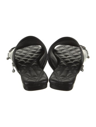 Burberry Prorsum Leather Slides