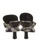 Burberry Prorsum Snakeskin Animal Print Slingback Sandals
