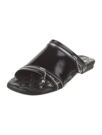 Burberry Leather Slides