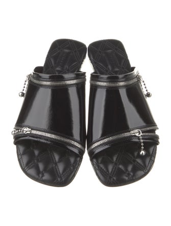 Burberry Leather Slides