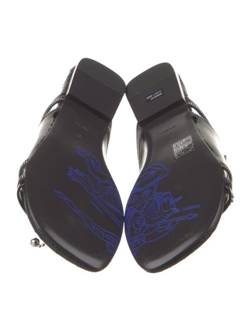 Burberry Leather Slides