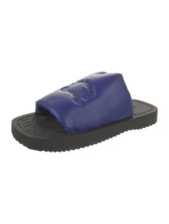 Burberry Prorsum Leather Slides