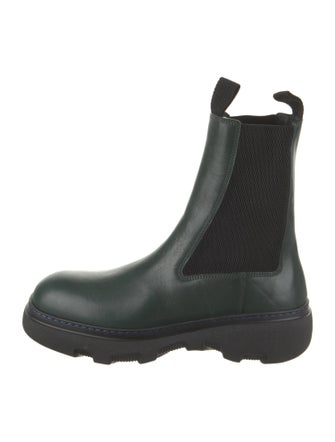 Burberry Leather Chelsea Boots