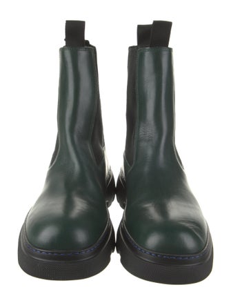 Burberry Leather Chelsea Boots