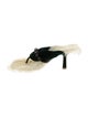 Burberry Prorsum Leather Trim Embellishment Slides