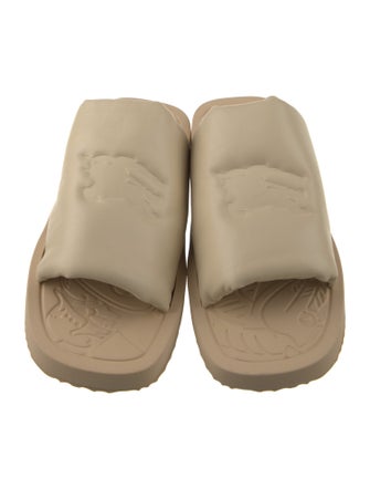 Burberry Leather Slides