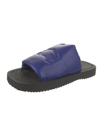 Burberry Prorsum Leather Slides