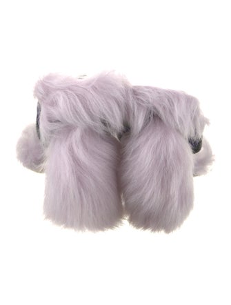 Burberry Leather Trim Embellishment Slides