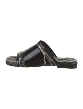 Burberry Leather Slides
