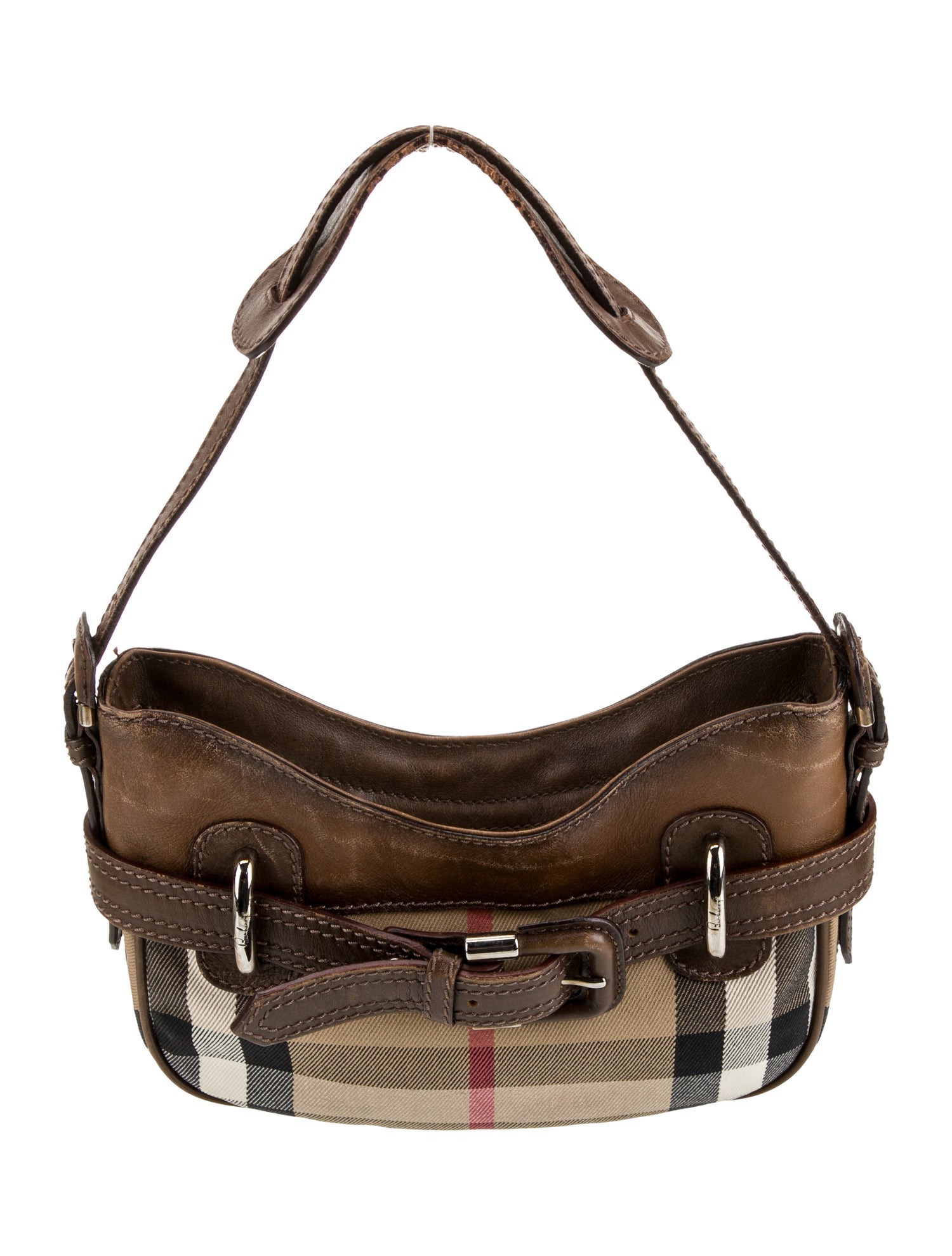 Burberry Prorsum House Check Shoulder Bag