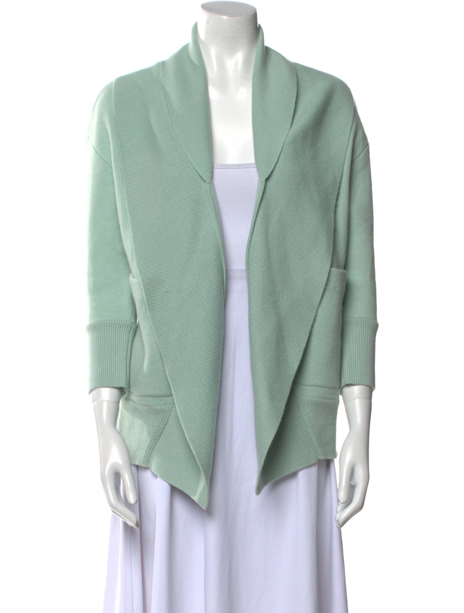 Burberry Prorsum Cashmere Open Front Sweater