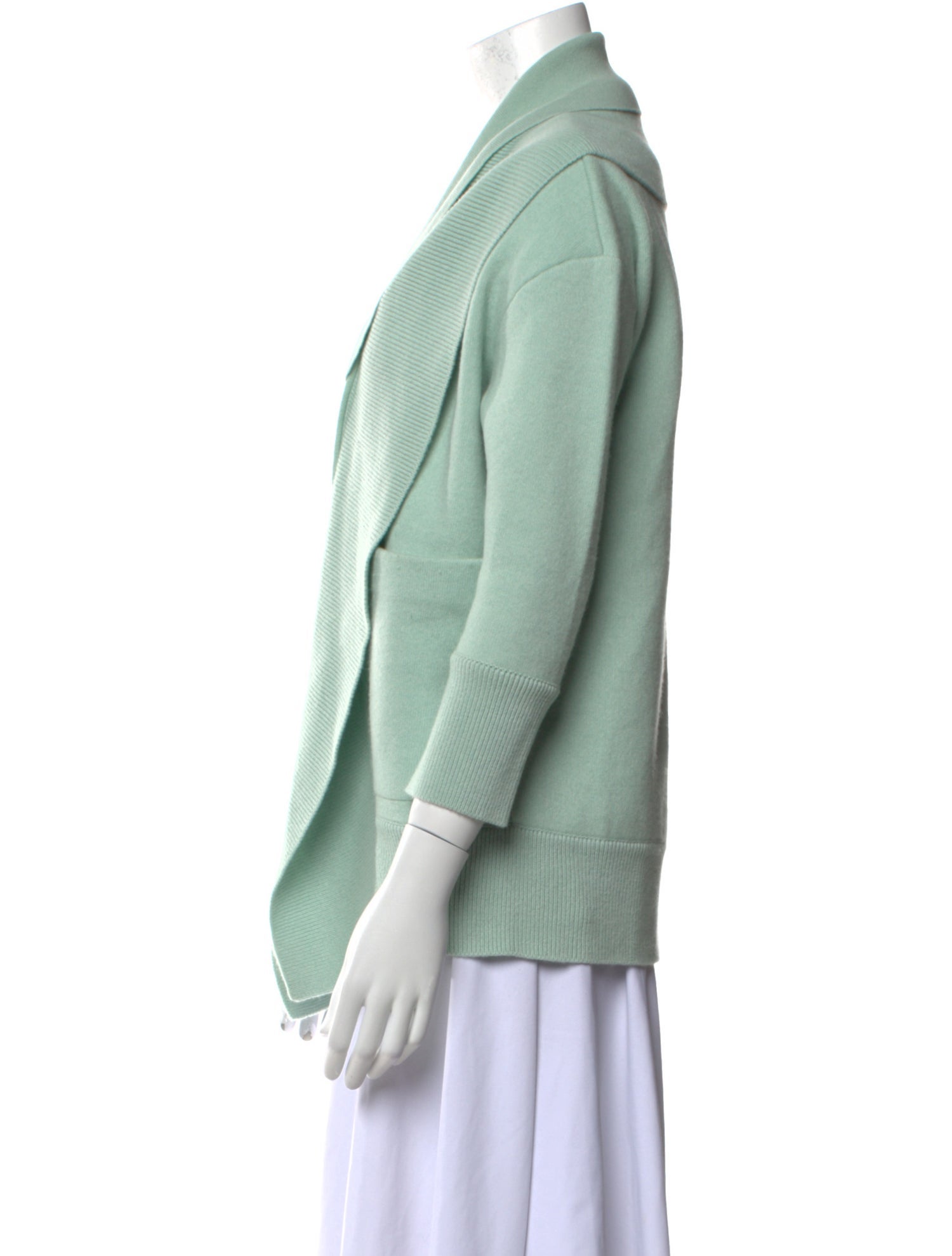 Burberry Prorsum Cashmere Open Front Sweater