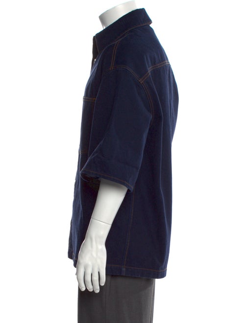 Burberry Prorsum Nova Check Pattern Three-Quarter Sleeve Shirt