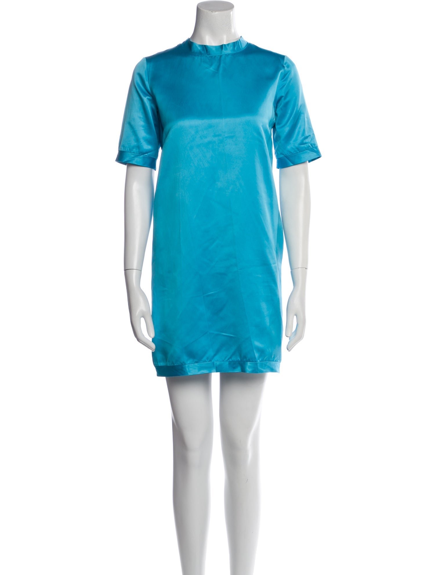 Burberry Prorsum Crew Neck Mini Dress