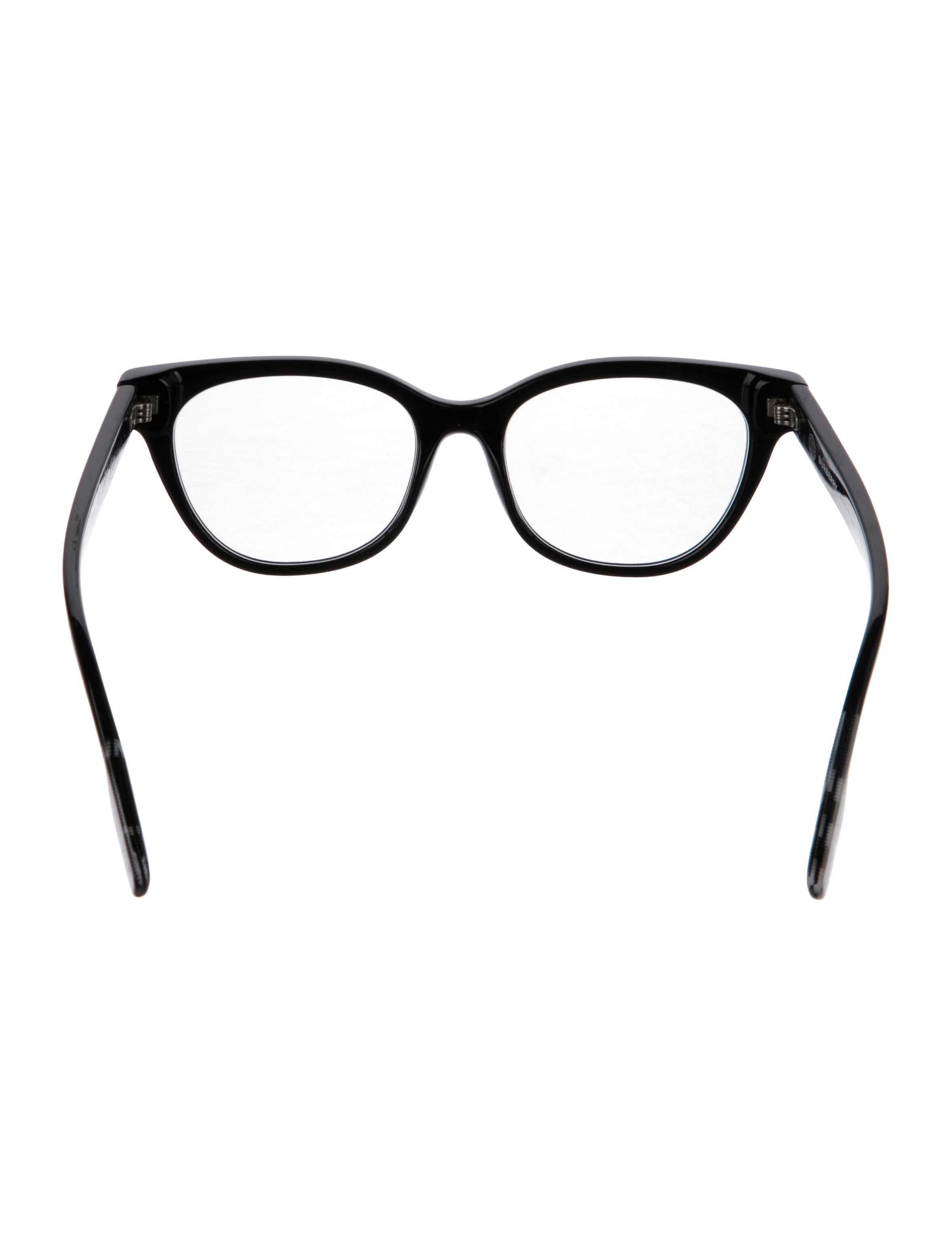 Burberry Prorsum Nova Check Pattern Wayfarer Eyeglasses