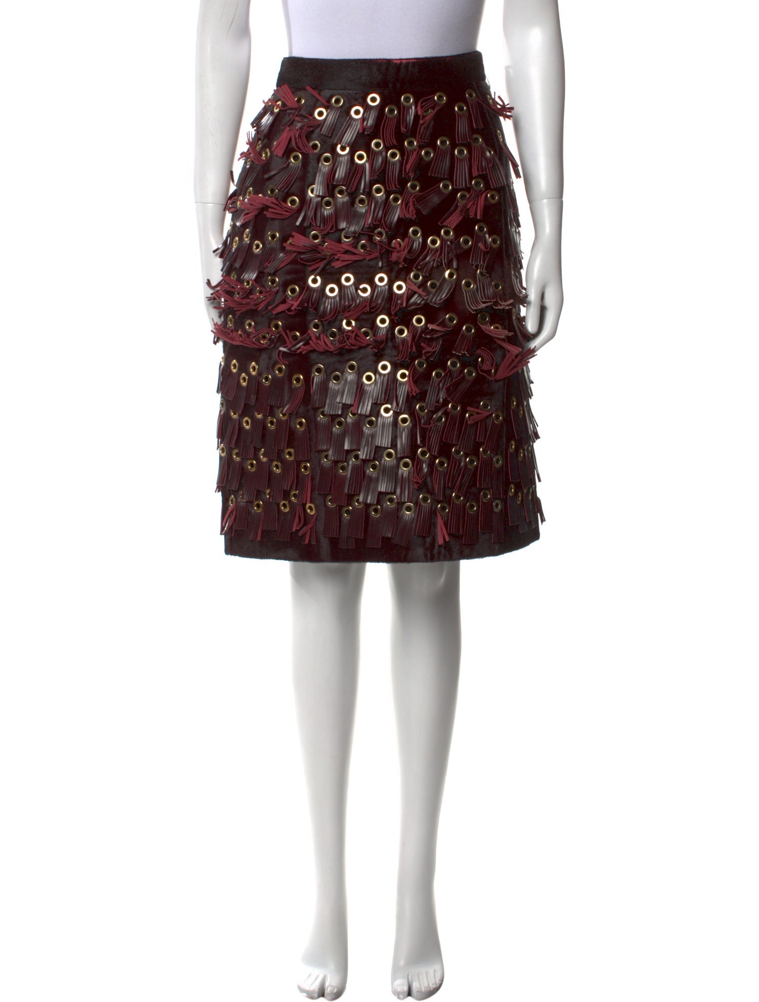 Burberry Prorsum Vintage Knee-Length Skirt