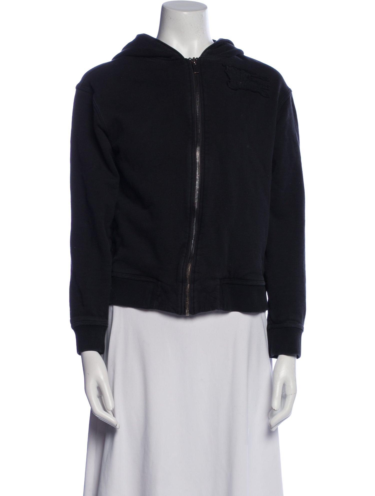 Burberry Kids' Zip-Up Hooded Sweater