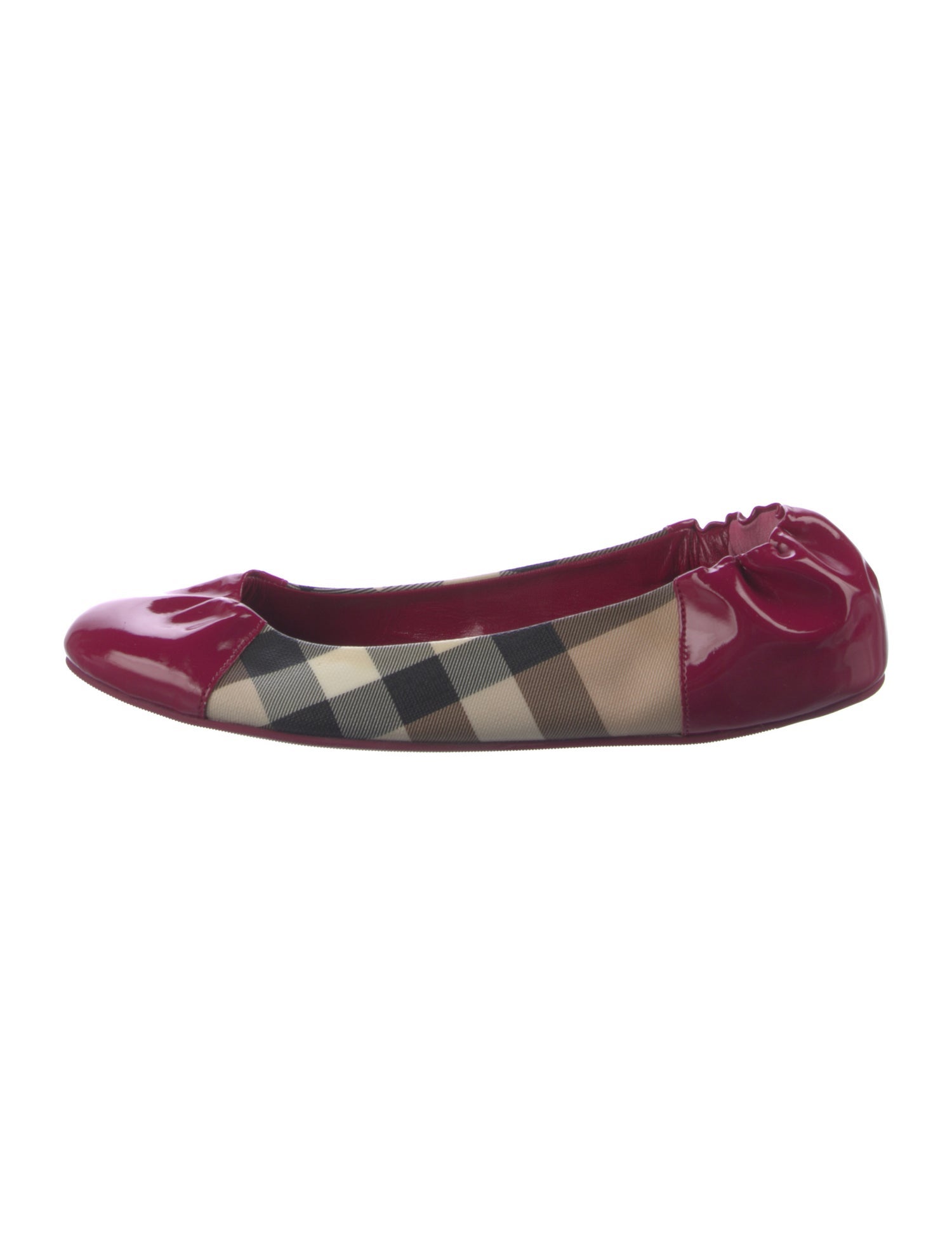Burberry Nova Check Pattern Ballet Flats