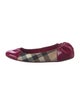 Burberry Nova Check Pattern Ballet Flats