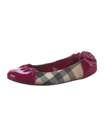 Burberry Nova Check Pattern Ballet Flats